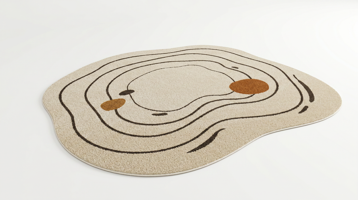 Tapis Rond Lumine