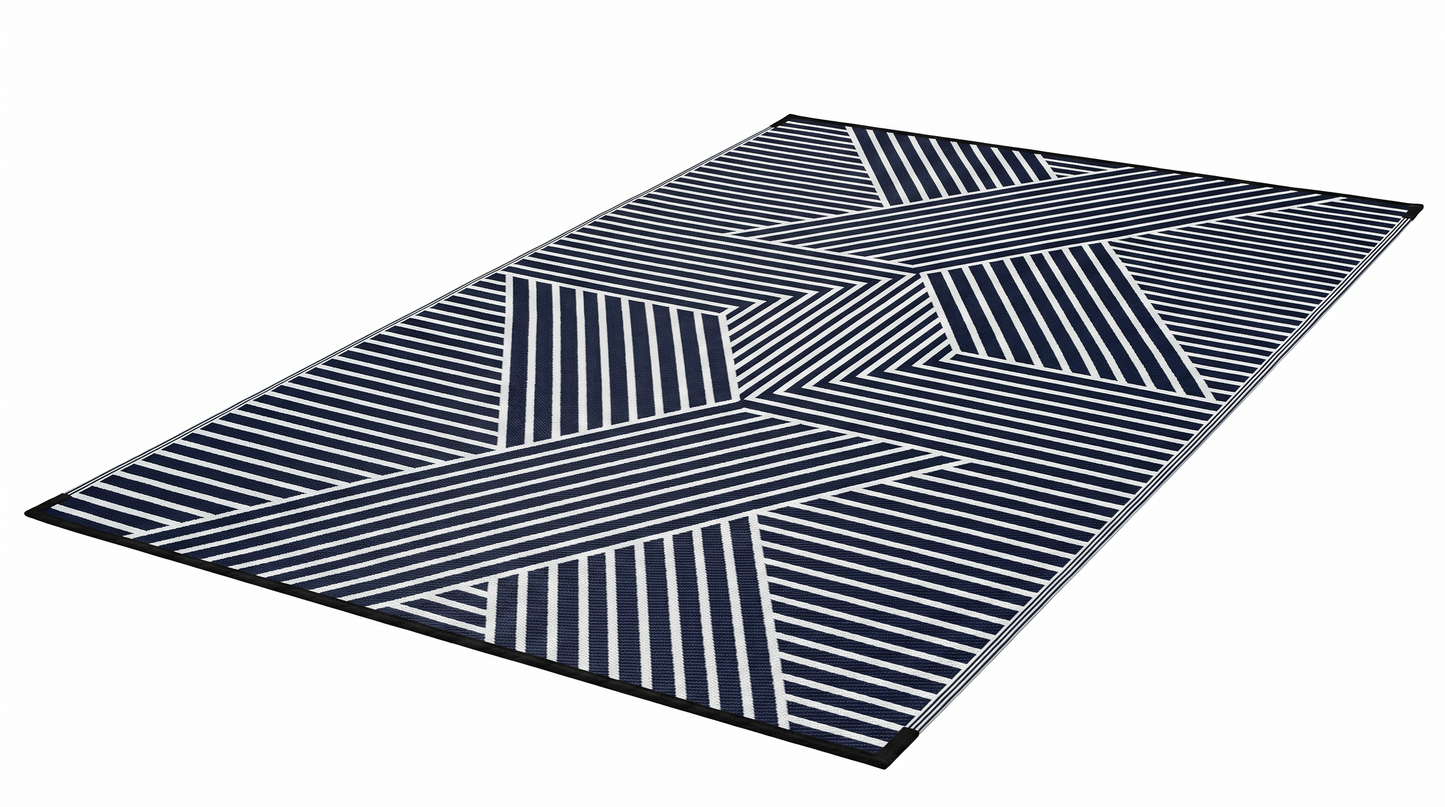 Tapis Géométrique Hexagon