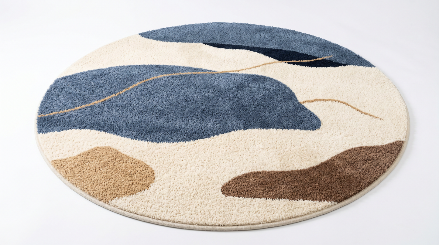 Tapis Rond Orbe