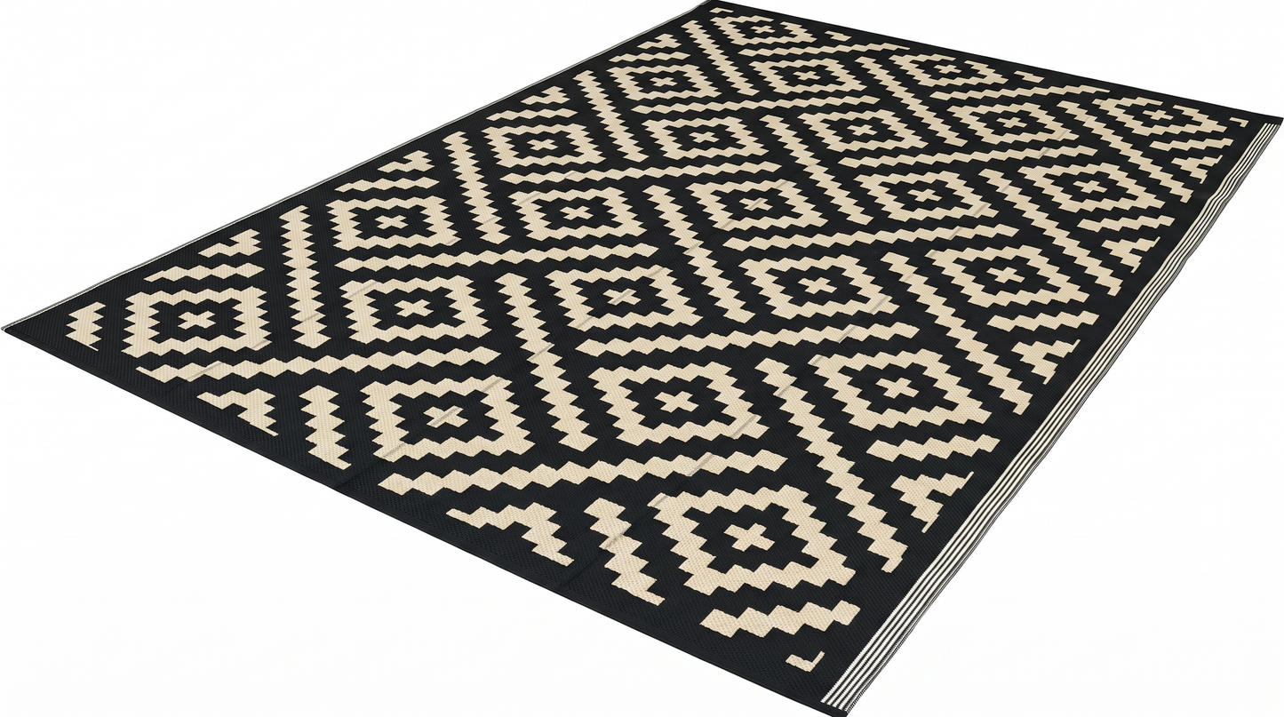 Tapis Géométrique Labyrinthe
