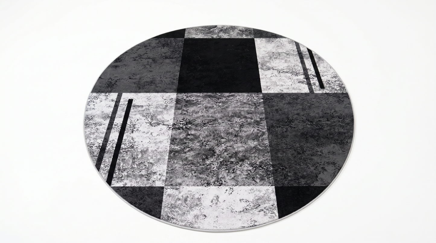 Tapis Rond Médaillon