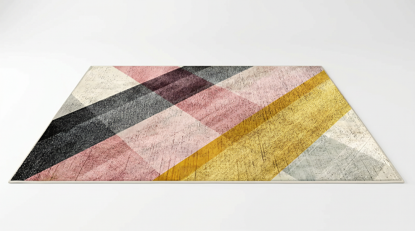 Tapis Géométrique Méandre